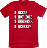 9-9-9 Challenge - Cincinnati Baseball Tee